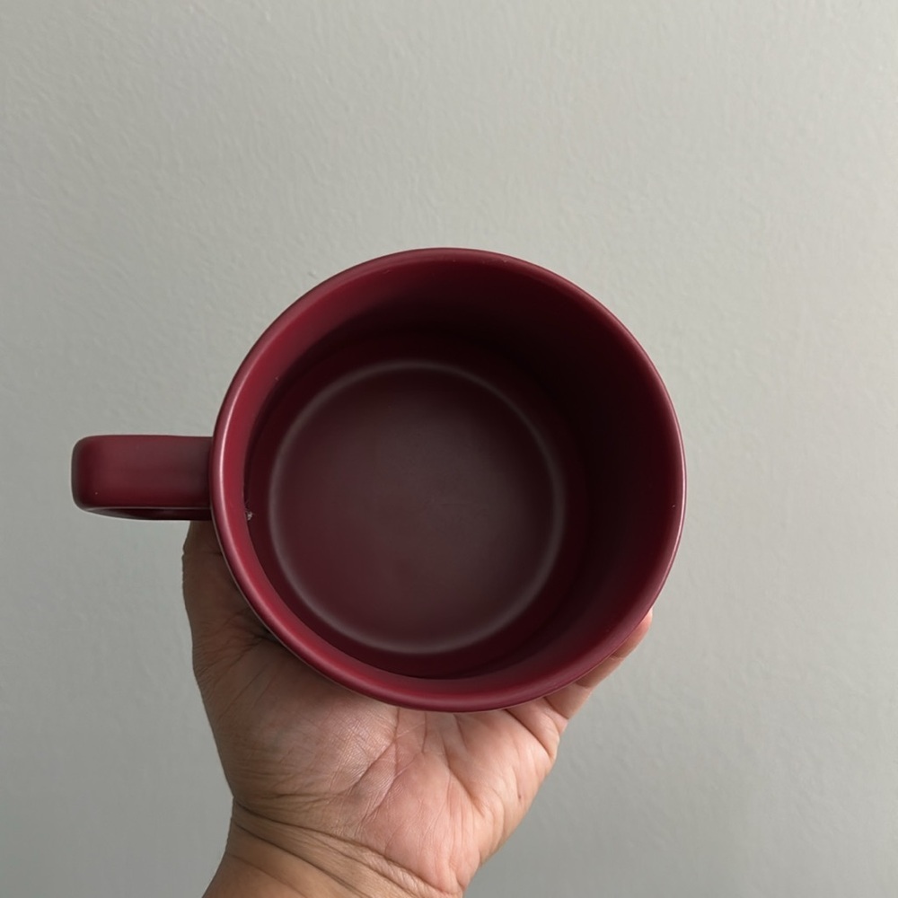Starbucks 2018 Coffee Tea Mug Burgundy Heart - Picture 4 of 6